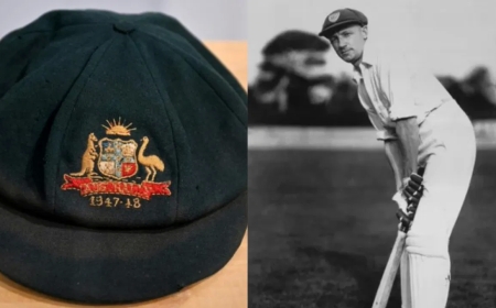 डॉन ब्रैडमैन की ऐतिहासिक बैगी ग्रीन कैप 2.92 करोड़ रुपये में नीलाम—क्रिकेट विरासत की अनमोल धरोहर