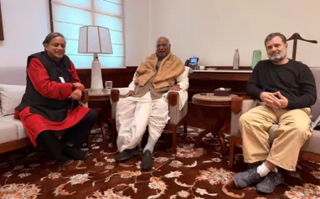 मतभेदों की अटकलों के बीच थरूर की खड़गे और राहुल से मुलाकात – संगठनात्मक एकता पर फोकस