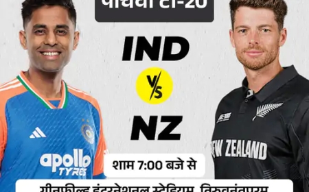 टी-20 वर्ल्ड कप से पहले भारत-न्यूजीलैंड का आखिरी मुकाबला – संयोजन की अंतिम परीक्षा