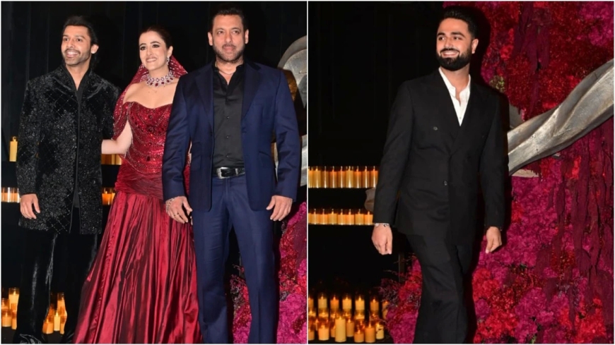 नूपुर–स्टेबिन की शादी के रिसेप्शन में पहुंचे सलमान खान, बॉलीवुड सेलेब्स की मौजूदगी से सजा जश्न