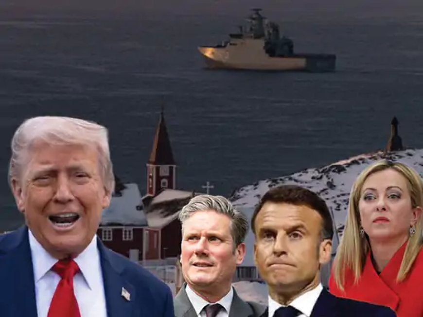 अमेरिकी धमकी के बाद ग्रीनलैंड में सैन्य हलचल: 7 देशों के सैनिक पहुंचे, आर्कटिक क्षेत्र में बढ़ा तनाव