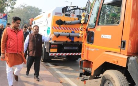 NDMC ने शुरू किए CNG आधारित मैकेनिकल रोड स्वीपर, धूल प्रदूषण पर लगेगा ब्रेक