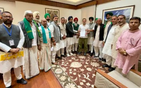 Rahul Gandhi किसान संगठनों के नेताओं से मिले: MSP, कर्ज़ राहत और फसल बीमा पर चर्चा