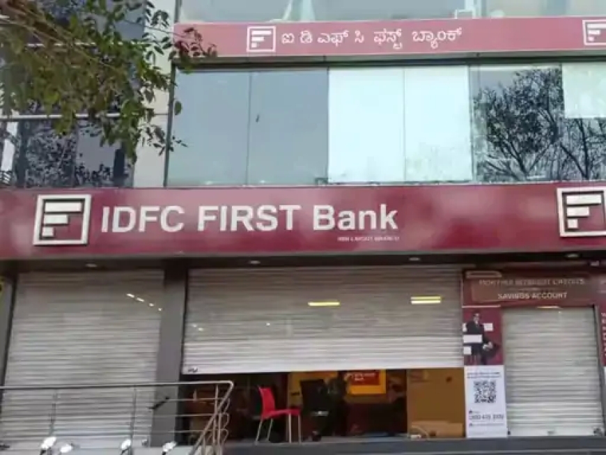 IDFC फर्स्ट बैंक का शेयर 20% लुढ़का, ₹67 पर पहुंचा – निवेशकों में बढ़ी चिंता
