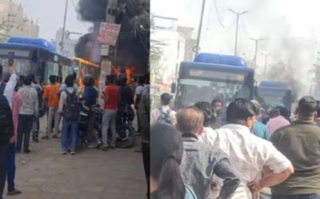 दिल्ली के नांगलोई में बेकाबू हुई DTC बस, सड़क पर लोगों को कुचला; 3 की मौत, गुस्साई भीड़ ने की तोड़फोड़
