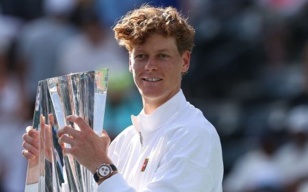 सिनर पहली बार इंडियन वेल्स चैंपियन, मेदवेदेव को हराया