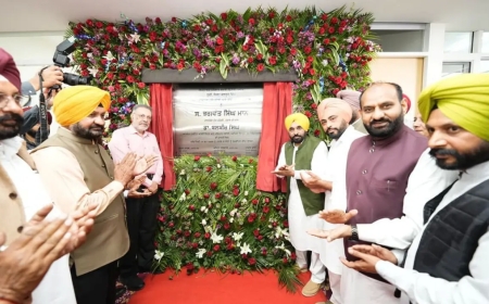 आधुनिक स्वास्थ्य ढांचे की ओर कदम: भगवंत सिंह मान ने नए अस्पताल भवन का उद्घाटन किया