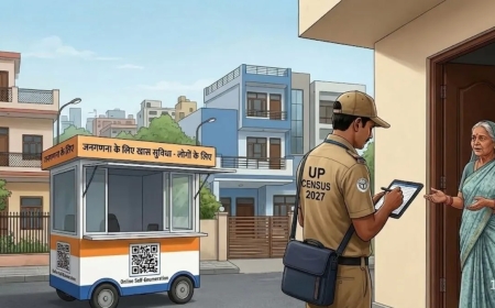 “हाईटेक जनगणना 2027: गाजियाबाद में मोबाइल ऐप से होगा सर्वे, 10 हजार कर्मी जुटेंगे”