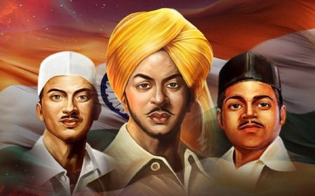 भारतीय राष्ट्रीय कांग्रेस ने शहीद-ए-आज़म को दी श्रद्धांजलि: भगत सिंह, राजगुरु और सुखदेव थापर को किया नमन