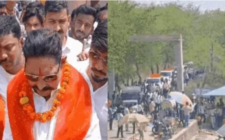 अनंत सिंह का शक्ति प्रदर्शन: मोकामा में मेगा रोड शो के बाद मंदिर में पूजा-अर्चना