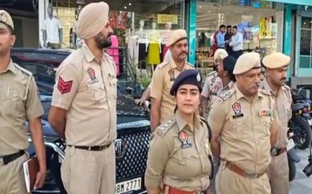 जालंधर में स्पा पर रेड के दौरान हाई वोल्टेज ड्रामा: पुलिस टीम फंसी, सीढ़ी लगाकर निकाले गए कर्मचारी