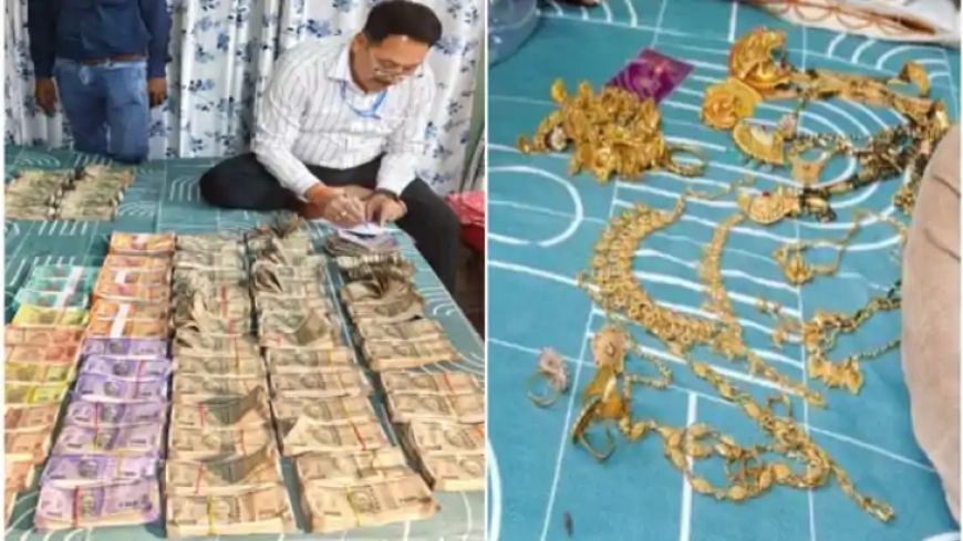 बिहार में बड़ी छापेमारी, पटना के अफसर के घर से कैश और जूलरी का जखीरा बरामद