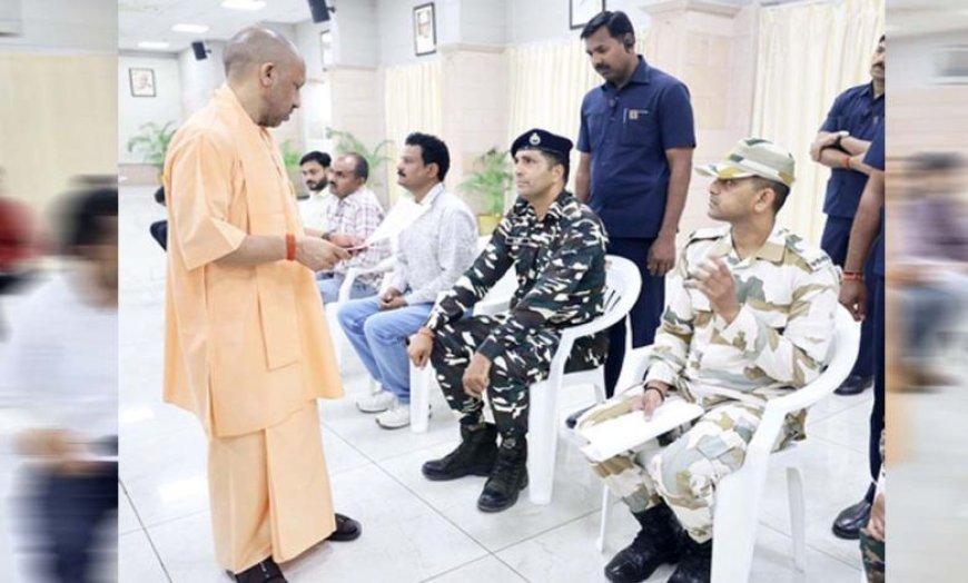 योगी आदित्यनाथ का फौजियों को संदेश: “निश्चिंत होकर देश सेवा करें, परिवार की जिम्मेदारी हमारी”