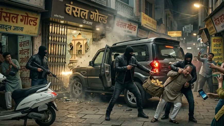 सीलमपुर में सनसनीखेज वारदात: DCP ऑफिस के पास डेढ़ करोड़ का सोना लूटा