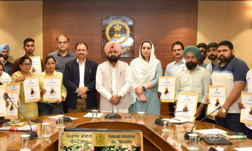 हरदीप सिंह मुंडियां ने 14 उम्मीदवारों को तरस के आधार पर सौंपे नियुक्ति पत्र