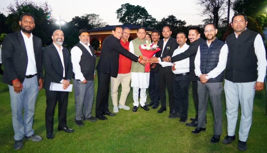 मुख्यमंत्री धामी से बार एसोसिएशन देहरादून के प्रतिनिधिमंडल की शिष्टाचार भेंट