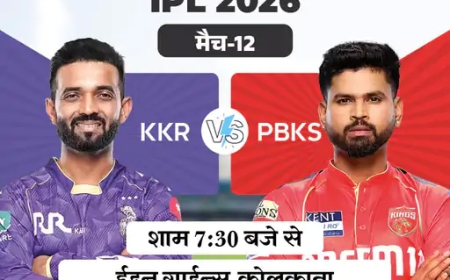 IPL में आज कोलकाता नाइट राइडर्स vs पंजाब किंग्स—दोनों टीमों के बीच कड़ा मुकाबला