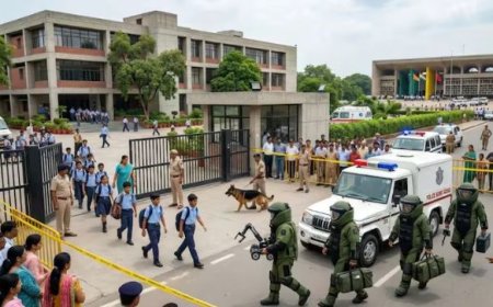 चंडीगढ़ के स्कूलों को बम से उड़ाने की धमकी—जालंधर के बाद बढ़ी चिंता, सुरक्षा एजेंसियां अलर्ट