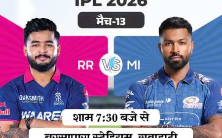 IPL में आज राजस्थान रॉयल्स vs मुंबई इंडियंस—कड़ी टक्कर की उम्मीद