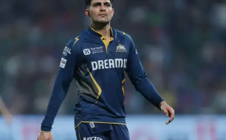 IPL में सख्ती: शुभमन गिल पर ₹12 लाख का जुर्माना, स्लो ओवर रेट बना वजह