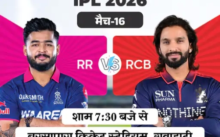 IPL में आज बड़ा मुकाबला—RR vs RCB, किसका चलेगा जलवा?