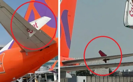 दिल्ली एयरपोर्ट पर बड़ा हादसा टला—आकासा और स्पाइसजेट के विमान आपस में टकराए, जांच शुरू