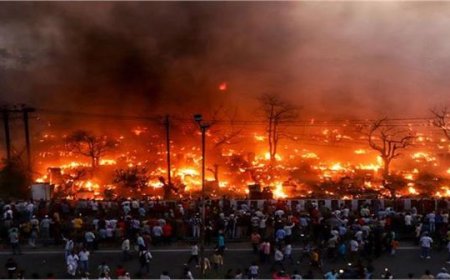 दर्दनाक त्रासदी—आग के कहर में उजड़े मजदूरों के घर, मासूमों की जान पर उठा मुआवजे का सवाल
