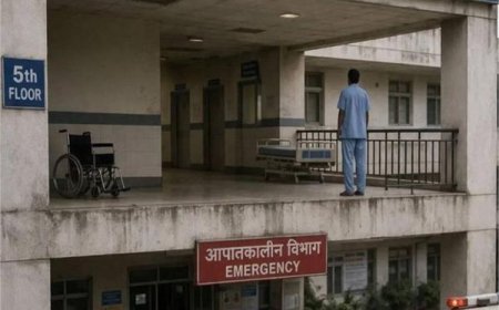 दिल्ली में हाई वोल्टेज ड्रामा—अस्पताल की 5वीं मंजिल पर चढ़ा मरीज, कूदने की दी धमकी