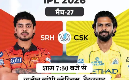 हैदराबाद vs चेन्नई—दूसरे मैच में भिड़ंत, दोनों टीमों के लिए ‘करो या मरो’ जैसा मुकाबला