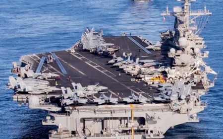 रणनीतिक चाल—अफ्रीका का चक्कर लगाकर मिडिल ईस्ट की ओर बढ़ रहा अमेरिकी वॉरशिप