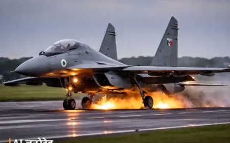 पुणे में एयरफोर्स विमान की हार्ड लैंडिंग—सुरक्षित बचाव, जांच शुरू