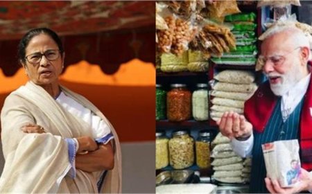 ममता बनर्जी का पीएम मोदी पर तंज: ‘झालमुरी खरीदना सिर्फ नाटक, कैमरा पहले से तैयार था’