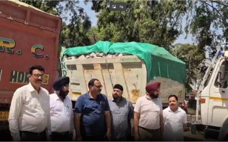 Illegal Mining Crackdown: सुबह 4 बजे सड़कों पर उतरी टीम, अवैध खनन और ओवरलोड वाहनों पर कसा शिकंजा