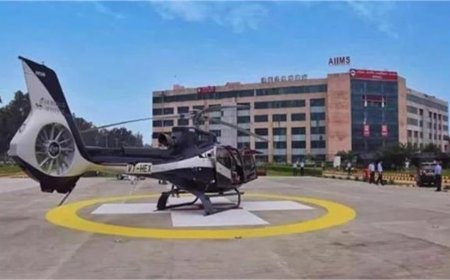 हेली एम्बुलेंस सेवा बनी जीवनदायिनी, दूर-दराज के मरीजों को मिल रहा त्वरित इलाज