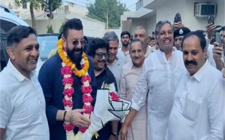 बहादुरगढ़ में ‘संजू बाबा’ की सरप्राइज एंट्री: फैंस की उमड़ी भीड़, बोले— “मैं हरियाणवी हूं”