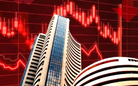 BSE सेंसेक्स में गिरावट: 583 अंक लुढ़ककर 76,913 पर बंद