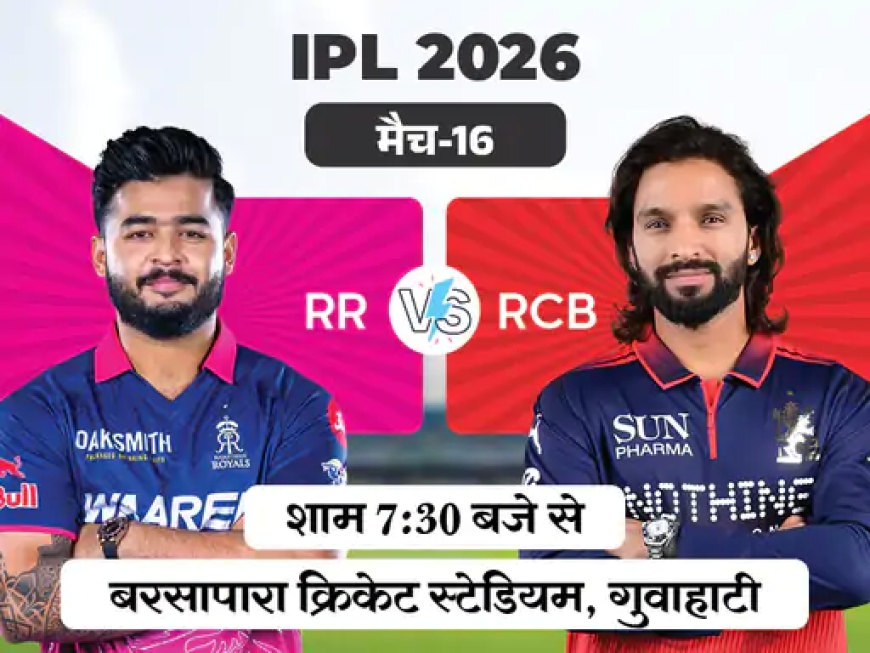 IPL में आज बड़ा मुकाबला—RR vs RCB, किसका चलेगा जलवा?