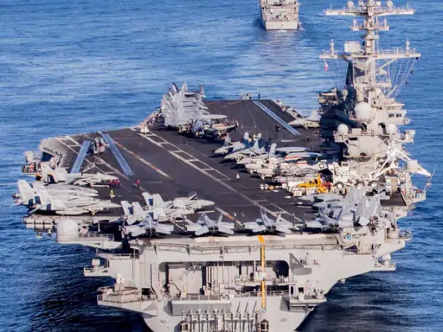 रणनीतिक चाल—अफ्रीका का चक्कर लगाकर मिडिल ईस्ट की ओर बढ़ रहा अमेरिकी वॉरशिप