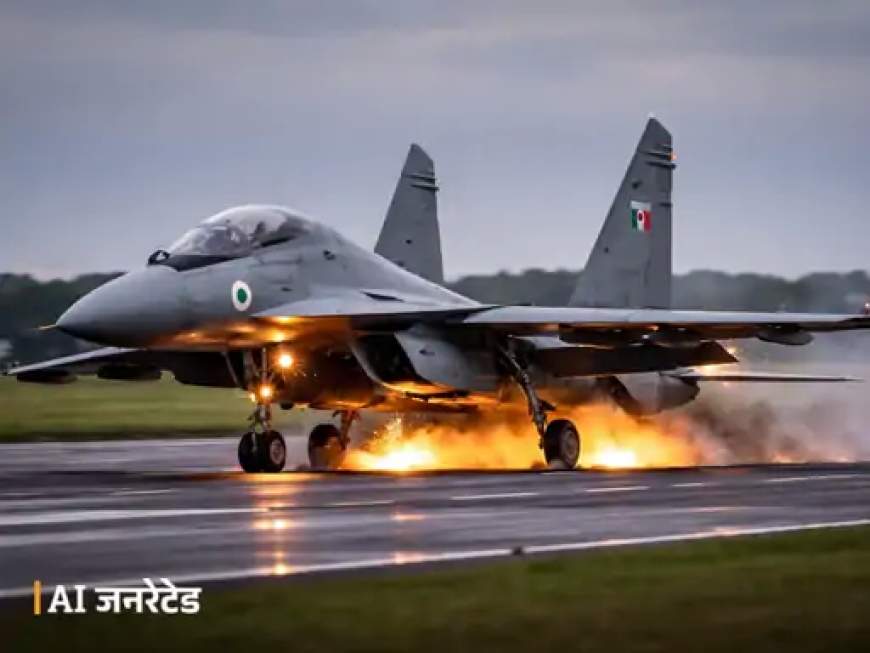 पुणे में एयरफोर्स विमान की हार्ड लैंडिंग—सुरक्षित बचाव, जांच शुरू