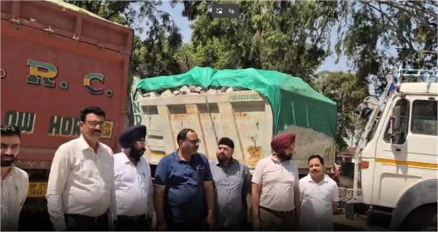 Illegal Mining Crackdown: सुबह 4 बजे सड़कों पर उतरी टीम, अवैध खनन और ओवरलोड वाहनों पर कसा शिकंजा
