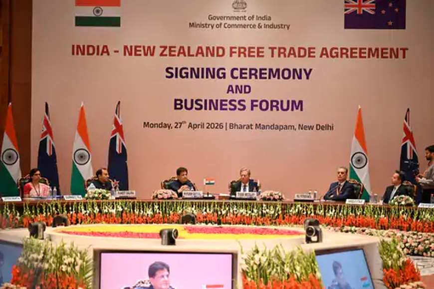 भारत–न्यूजीलैंड फ्री ट्रेड एग्रीमेंट: व्यापार, निवेश और रणनीतिक साझेदारी को नई दिशा