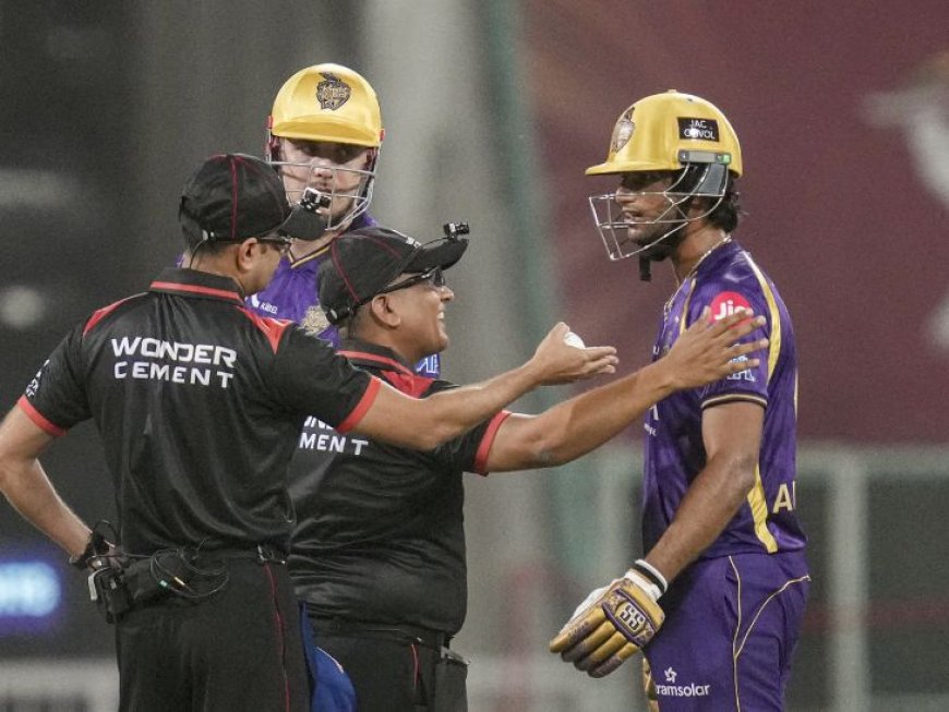 IPL में विवाद: रघुवंशी के आउट होने पर मचा बवाल