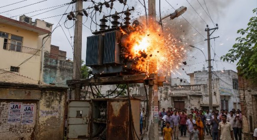 पानीपत में ट्रांसफॉर्मर ब्लास्ट: छत पर खेल रहे 3 बच्चे झुलसे, इलाके में दहशत