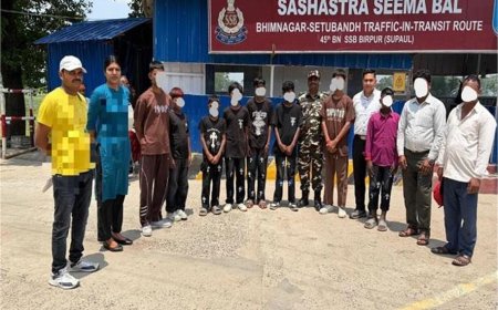 भारत-नेपाल बॉर्डर पर बड़ी कार्रवाई: यात्रा के नाम पर बच्चों की तस्करी की साजिश नाकाम, SSB ने बचाए मासूम