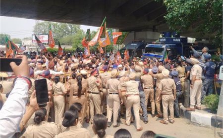 लुधियाना में भाजपा का शक्ति प्रदर्शन, सुरक्षा के घेरे में पूरा इलाका, पुलिस छावनी में बदला शहर