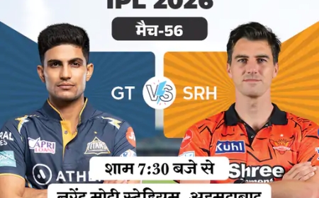 IPL में आज गुजरात और हैदराबाद की टक्कर, प्लेऑफ की जंग में दोनों टीमों के लिए करो या मरो मुकाबला