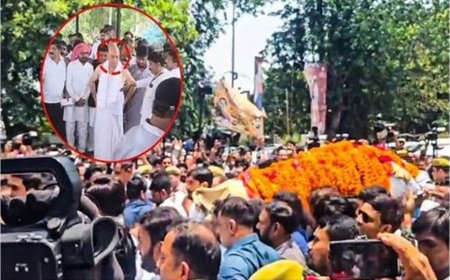 गमगीन माहौल में हुआ प्रतीक यादव का अंतिम संस्कार, अरविंद सिंह बिष्ट ने दामाद को दी मुखाग्नि
