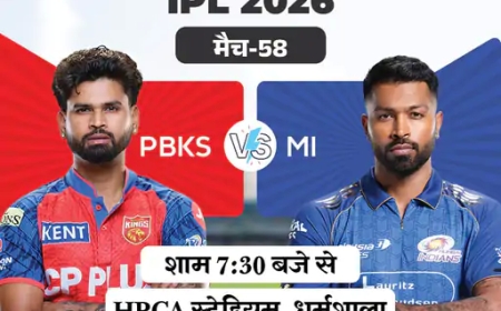 IPL में आज पंजाब और मुंबई की टक्कर, प्लेऑफ की रेस में दोनों टीमों के लिए अहम मुकाबला