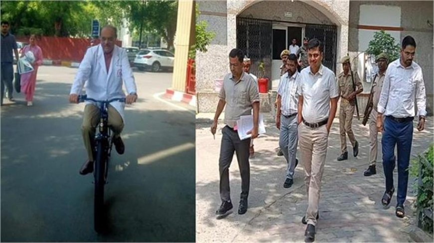 PM की अपील और CM के निर्देश का असर, UP के अफसरों ने छोड़ी लग्जरी गाड़ियां; कोई साइकिल से तो कोई पैदल पहुंचा दफ्तर