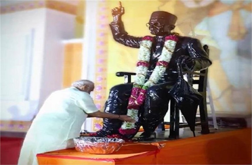 वीर सावरकर की 143वीं जयंती पर PM Modi ने दी श्रद्धांजलि, कहा- राष्ट्र निर्माण में उनका योगदान अमूल्य